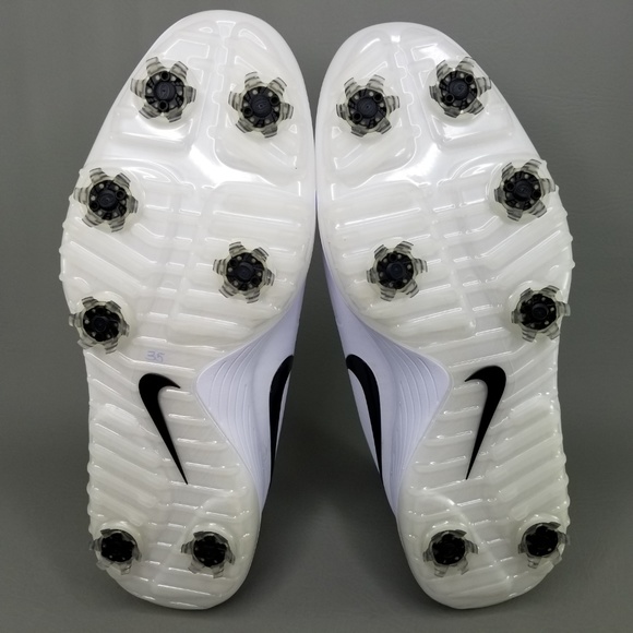 Nike Vapor Pro BOA Mens Soft Spike Golf Shoe White - Picture 7 of 8